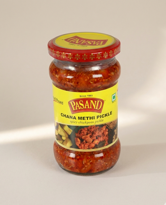 Chana Methi Achaar - Chickpea Fenugreek pickle