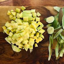 Katki keri pickle (diced sweet mango pickle)