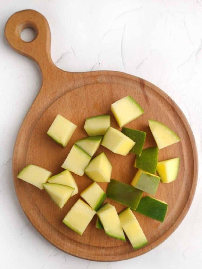 Katki keri pickle (diced sweet mango pickle)