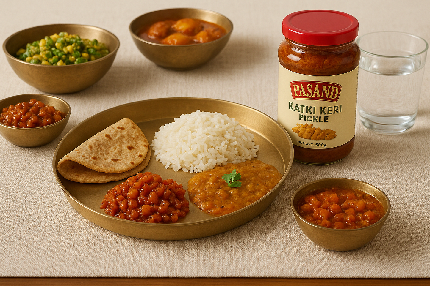 Katki keri pickle (diced sweet mango pickle)