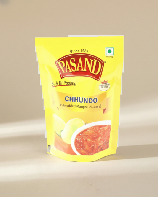 Aam Chhundo (sweet & spicy grated mango pickle)