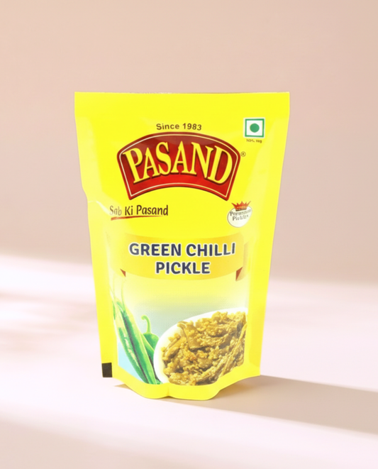 Green Chilli Pickle (Hari Mirchi ka Aachar)