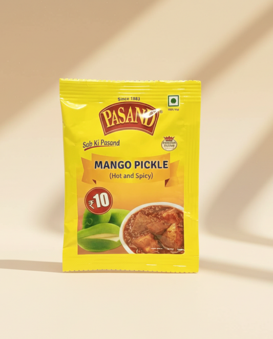 Aam ka achaar Pickle 30g x 10 trial packs (Hot & spicy mango pickle)