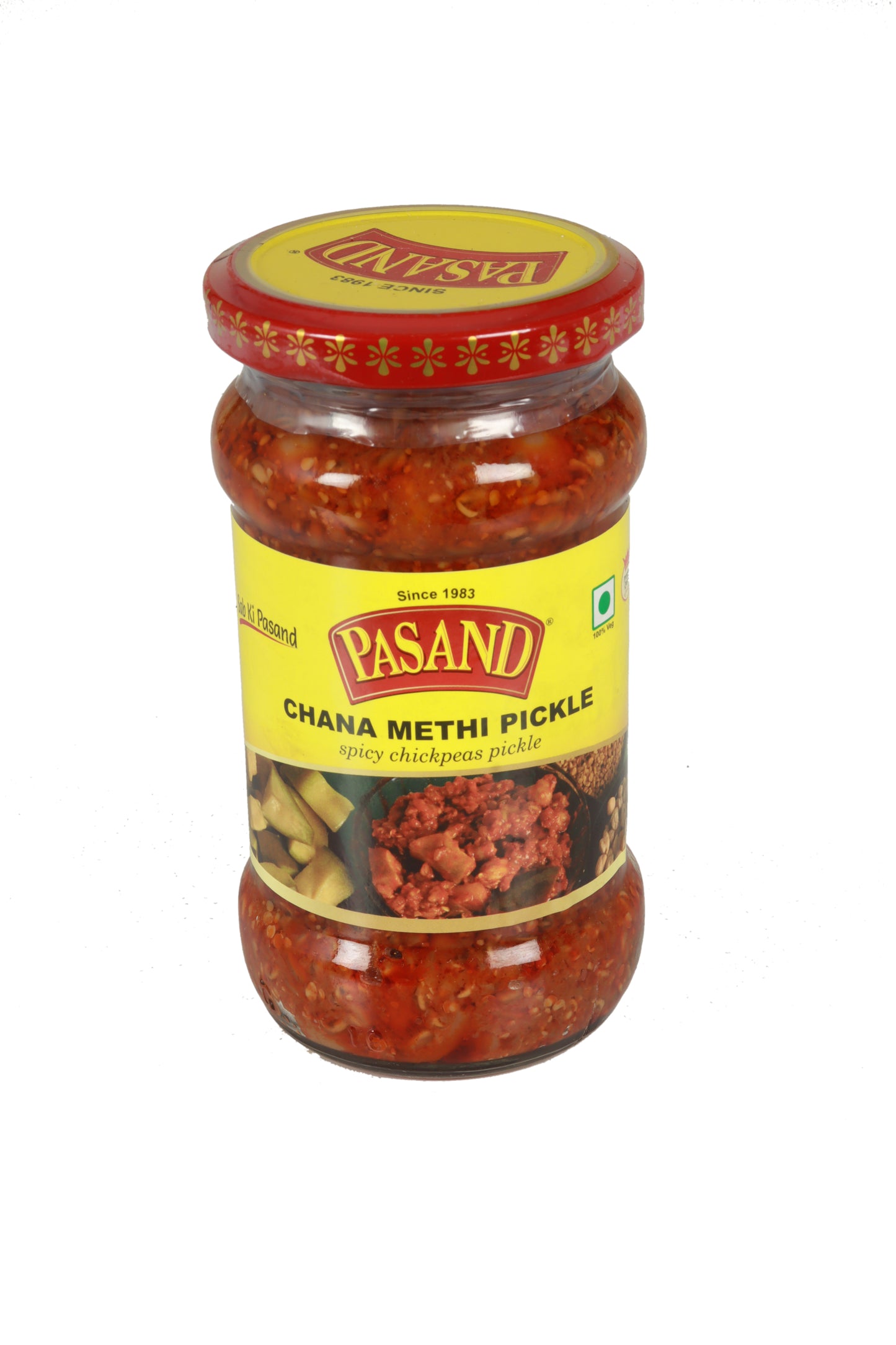 Chana Methi Achaar - Chickpea Fenugreek pickle