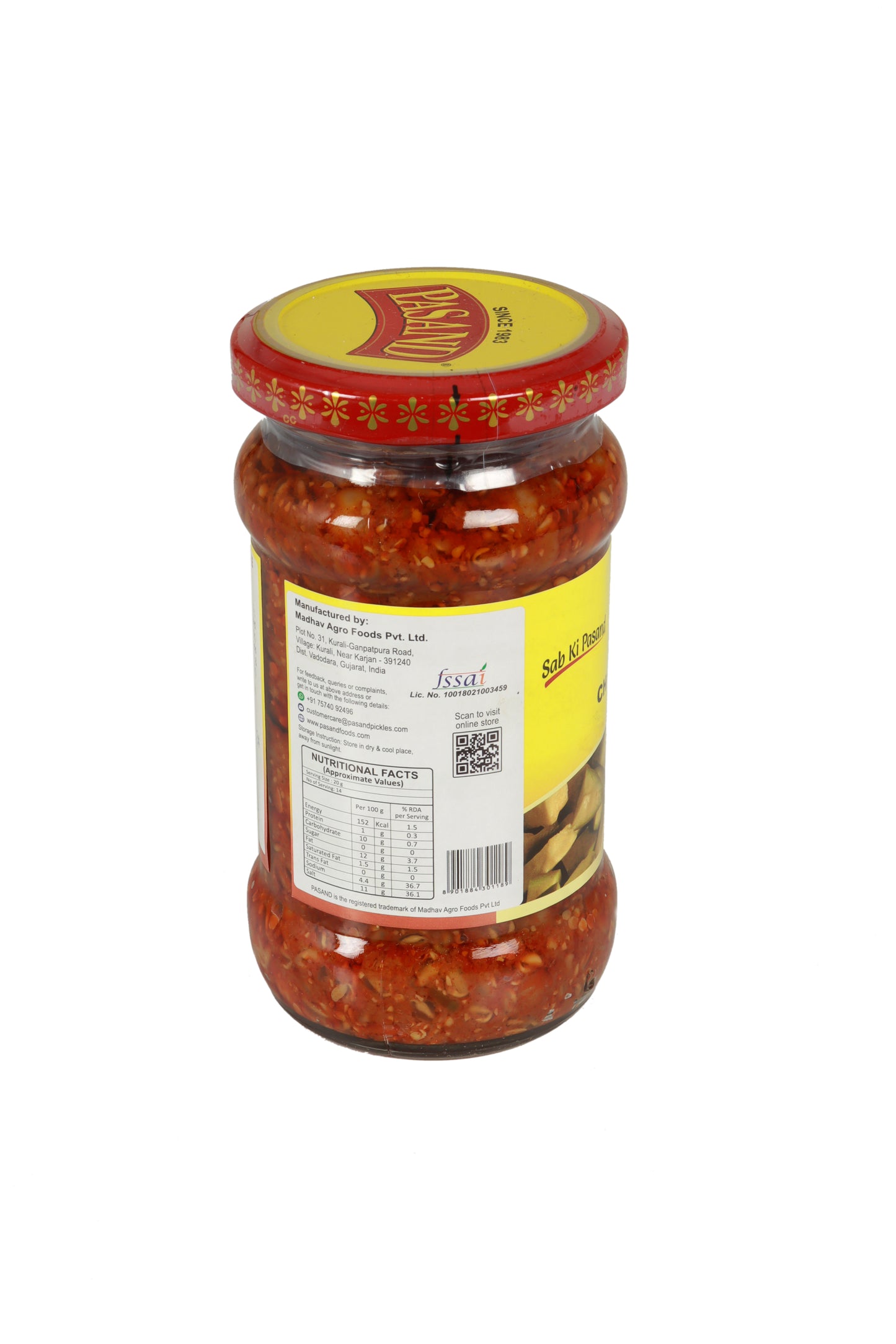 Chana Methi Achaar - Chickpea Fenugreek pickle