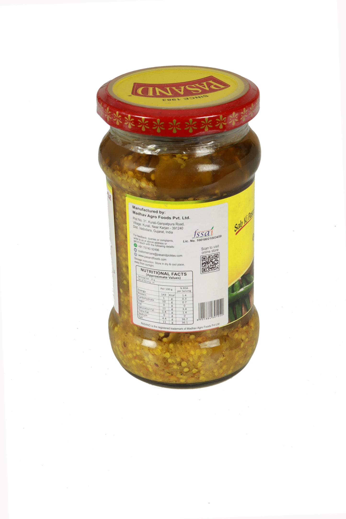 Green chilli pickle in Mustard (Hari Mirch ka Achaar)