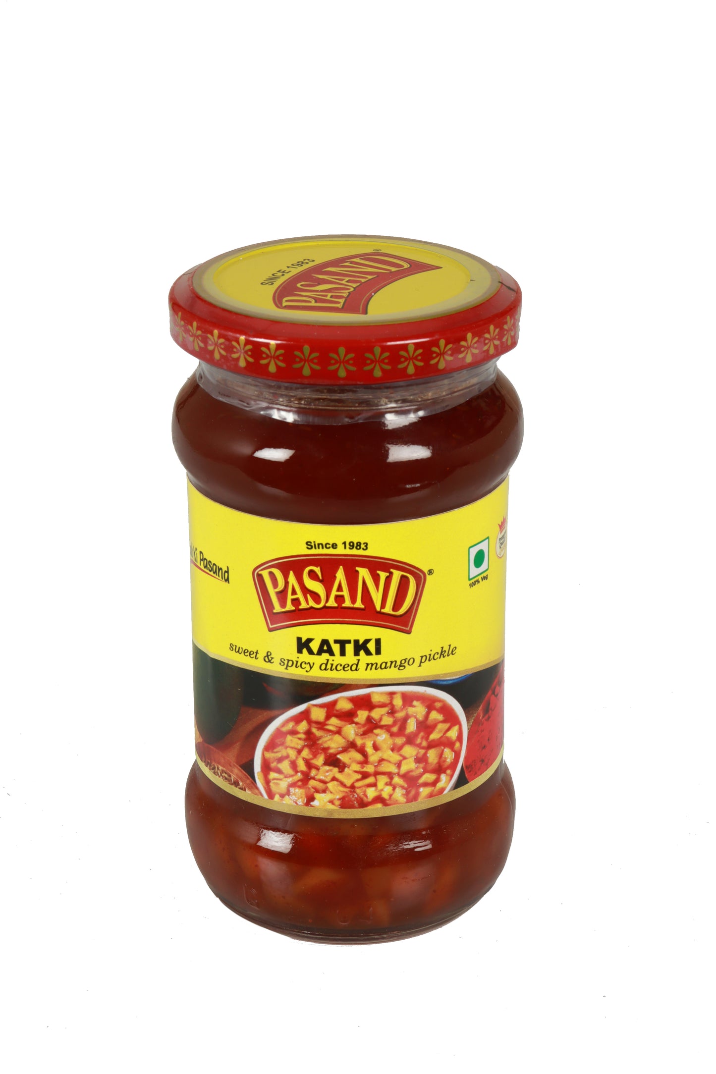 Katki keri pickle (diced sweet mango pickle)