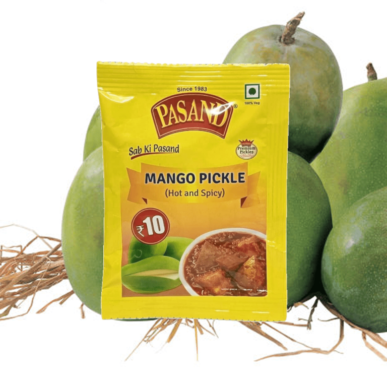 Aam ka achaar Pickle 30g x 10 trial packs (Hot & spicy mango pickle)