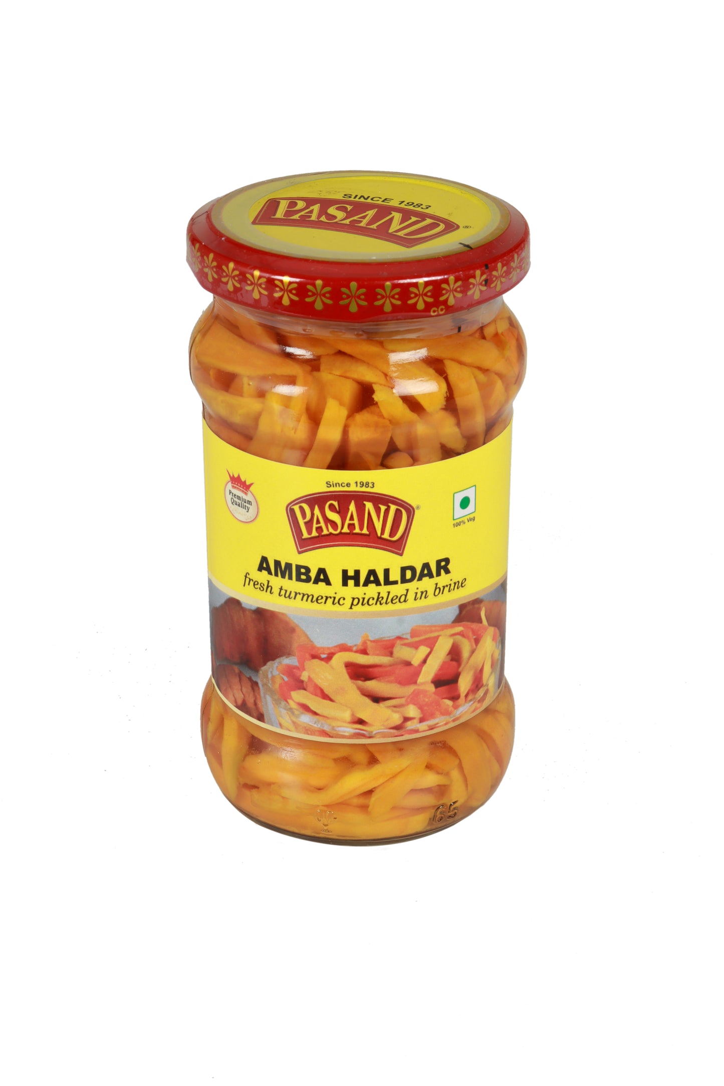 Amba Haldar (sliced turmeric pickled in brine)