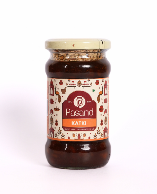 Katki keri pickle (diced sweet mango pickle)