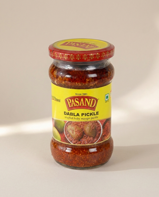 Dabla Pickle (stuffed baby mango pickle)