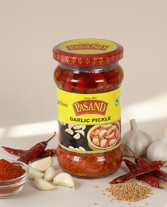 Garlic pickle (Lehsun Achaar)