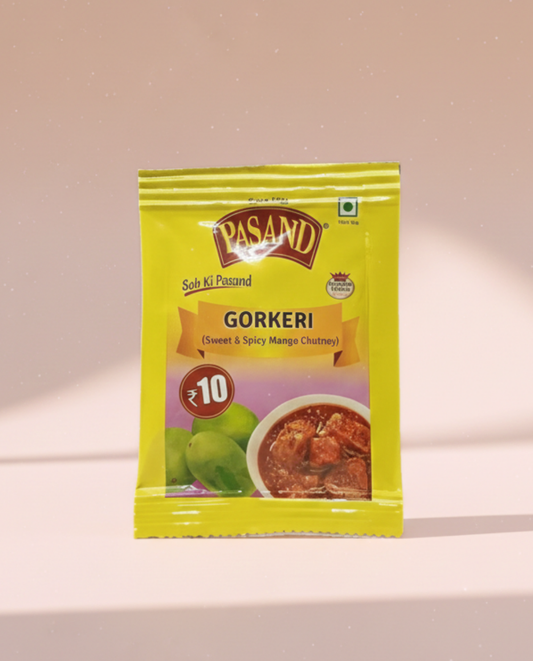 Gorkeri 30g x 10 trial pack (Sweet & Spicy mango pickle)