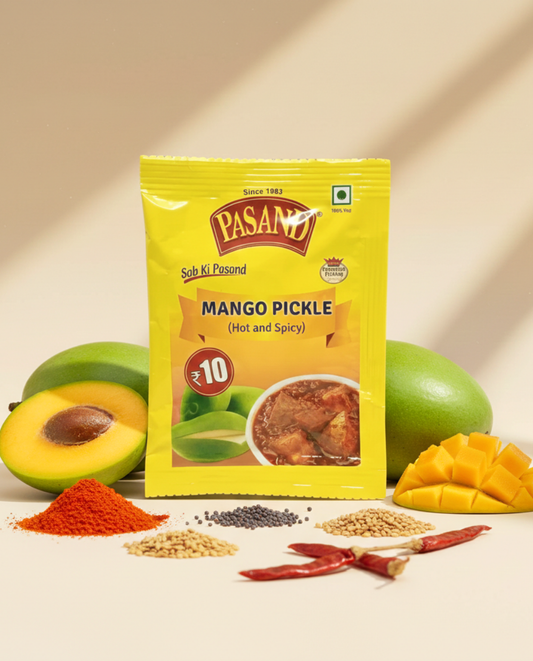 Aam ka achaar Pickle 30g x 10 trial packs (Hot & spicy mango pickle)