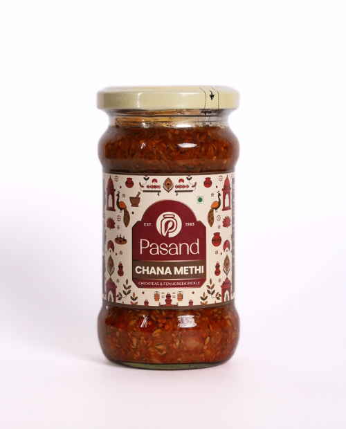 Chana Methi Achaar - Chickpea Fenugreek pickle