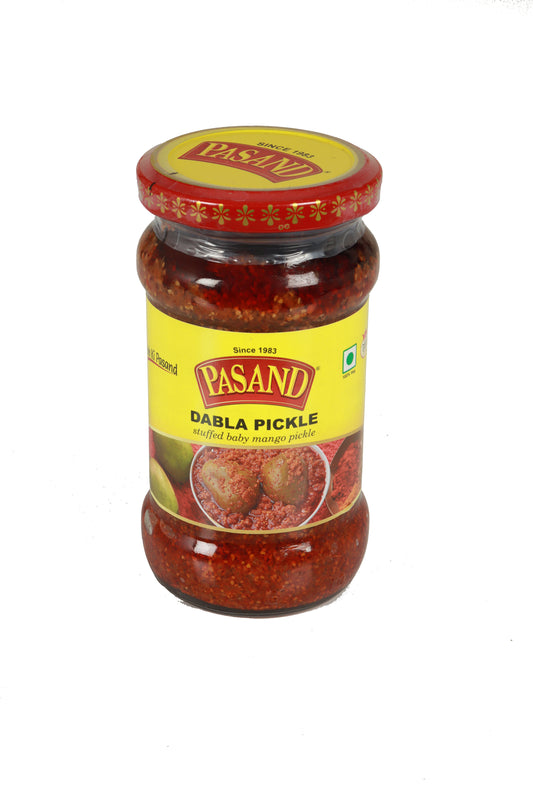 Dabla Pickle (stuffed baby mango pickle)