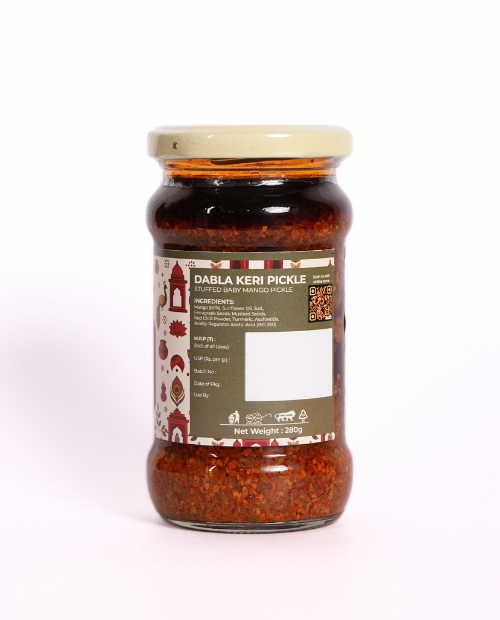 Dabla Pickle (stuffed baby mango pickle)