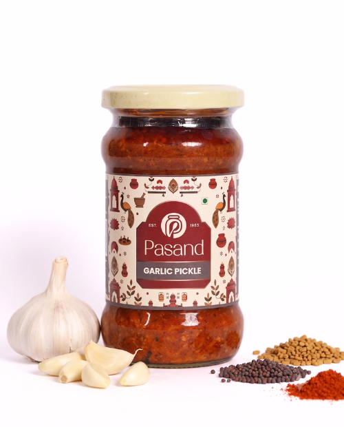 Garlic pickle (Lehsun Achaar)