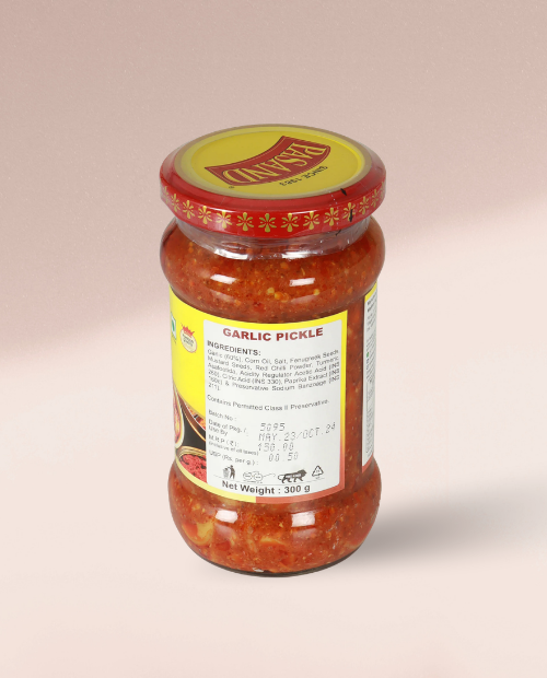 Garlic pickle (Lehsun Achaar)