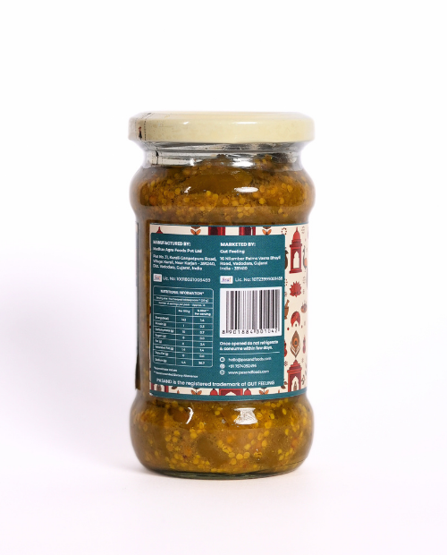 Green chilli pickle in Mustard (Hari Mirch ka Achaar)