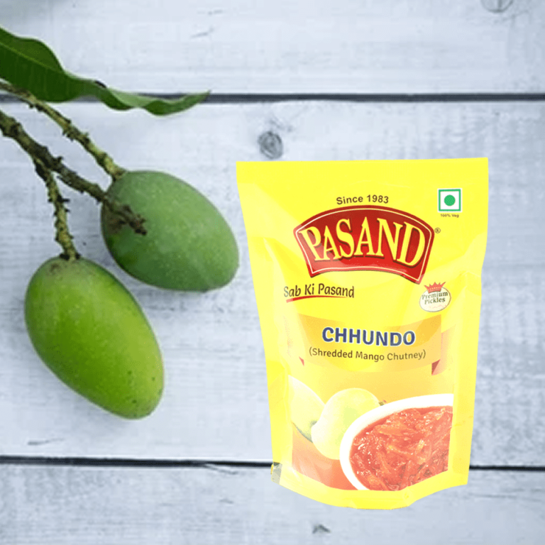 Aam Chhundo (sweet & spicy grated mango pickle)