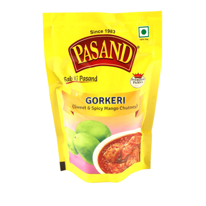 Gorkeri Pickle (sweet & spicy mango pickle relish)