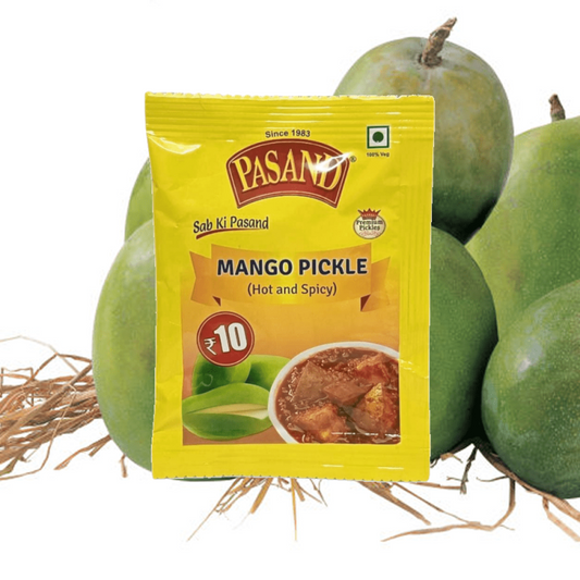 Aam ka achaar Pickle 30g x 10 trial packs (Hot & spicy mango pickle)