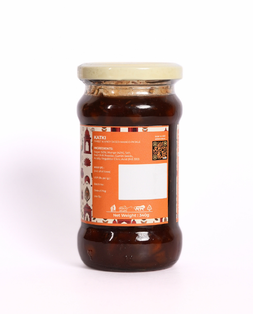 Katki keri pickle (diced sweet mango pickle)